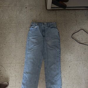 Abercrombie & Fitch Light Blue Curvy Jeans